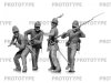 ICM 35023 American Civil War Union Infantry. Set #2 1/35